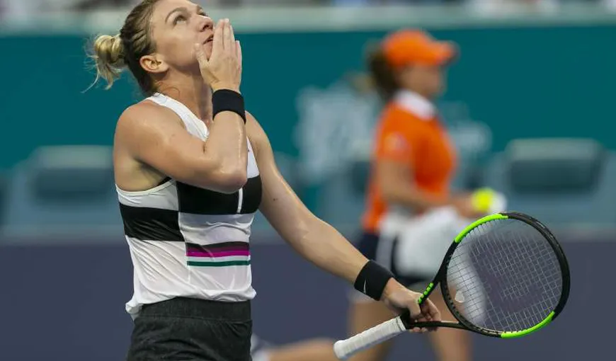 Simona Halep a ratat revenirea pe locul 1 WTA după ce a fost spulberată de Karolina Pliskova la Miami: 5-7, 1-6