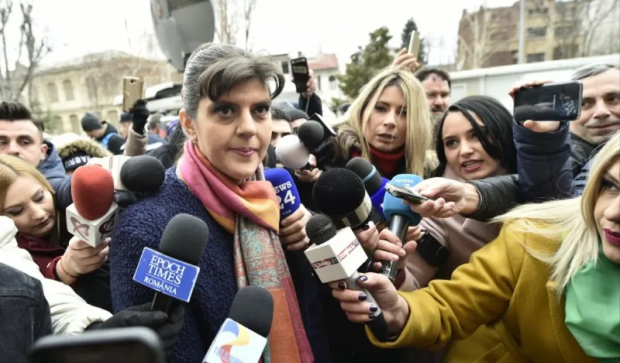 Laura Codruţa Kovesi, pusă sub control judiciar: Mi s-a interzis să vorbesc cu presa despre acest dosar UPDATE