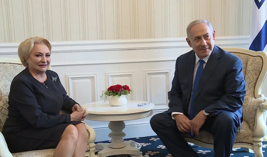 Netanyahu: O felicit pe prietena mea, Viorica Dăncilă, pentru anunţul privind mutarea ambasadei la Ierusalim
