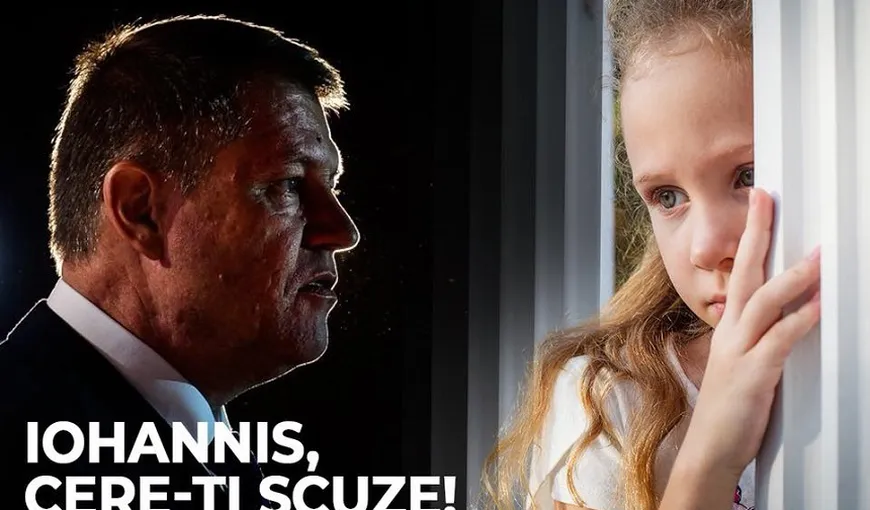 PSD, mesaj dur pe facebook la adresa lui Iohannis: „Să îşi ceară scuze de la copii”