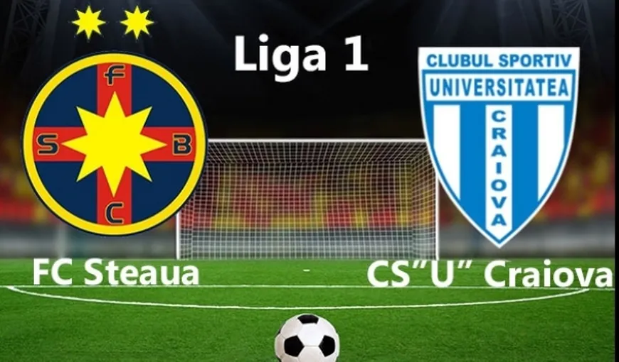 FCSB (STEAUA) – CSU CRAIOVA 3-2, iar Dan Petrescu este foarte aproape de un nou titlu