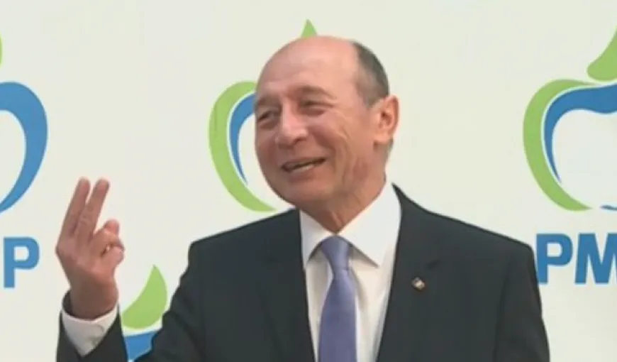 Traian Băsescu va deschide lista PMP la alegerile europarlamentare