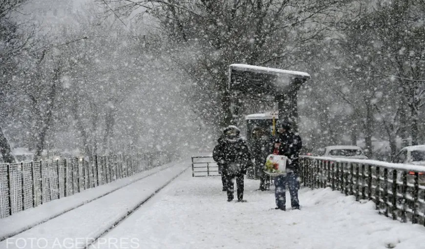 Prognoza meteo pentru astăzi, în Bucureşti şi în ţară. Temperaturi scăzute şi ninsoare