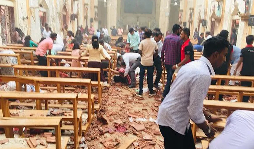 Explozii în Sri Lanka, de Paşte. O grupa islamistă se află în spatele atacurilor soldate cu cel puţin 290 de morţi şi 500 de răniţi
