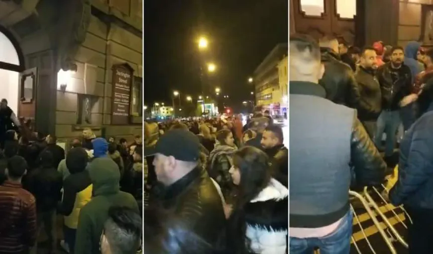 Bătaie între români, Live pe Facebook, în noaptea de Înviere, la o biserică din Birmingham VIDEO