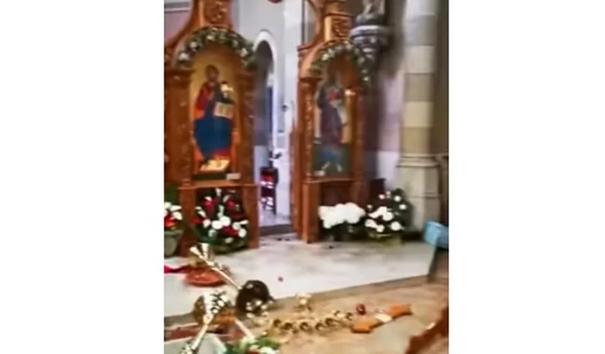 Doi români au fost reţinuţi după ce au devastat o biserică din Italia de Paşte