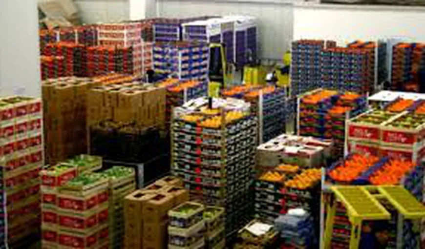 Camioane cu fructe şi legume de import, blocate în vamă