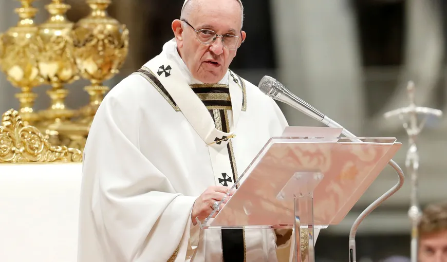 Papa Francisc, mesaj pentru credincioşi cu ocazia Paştelui: „Trăiţi pentru Dumnezeu, nu pentru bogăţie şi succes”