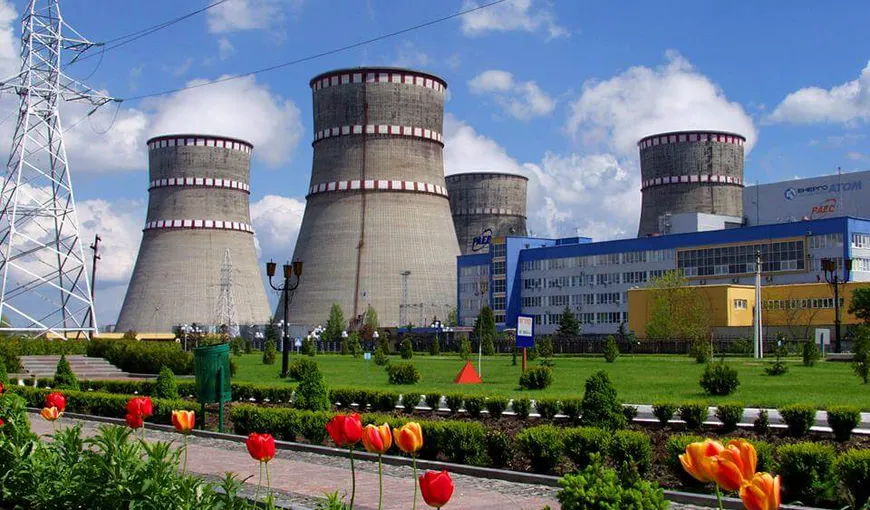 Incendiu la o centrală nucleară în Ucraina