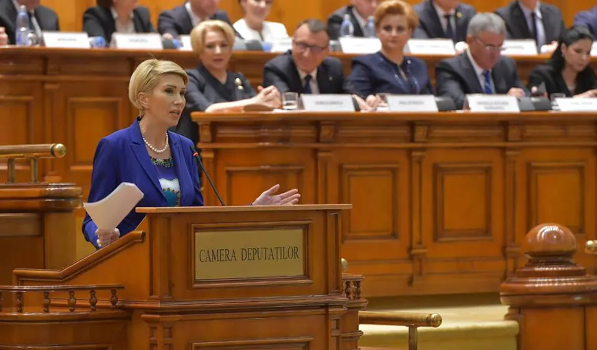 Raluca Turcan: Premierul este obligat să vină de urgenţă în Parlament pentru validare
