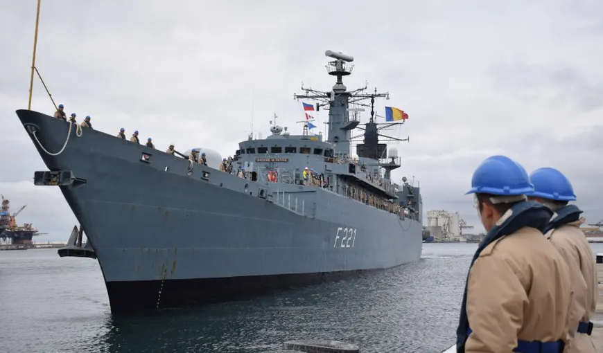 Fregata „Regele Ferdinand” a revenit în portul militar Constanţa după o misiune NATO