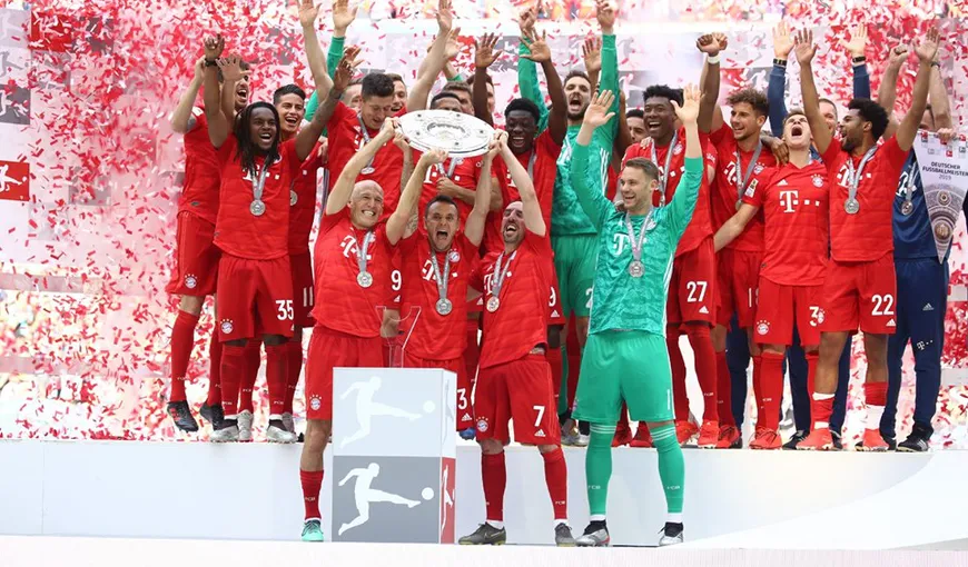 Bayern Munchen a câştigat campionatul în Germania. A ajuns la 29 DE TITLURI