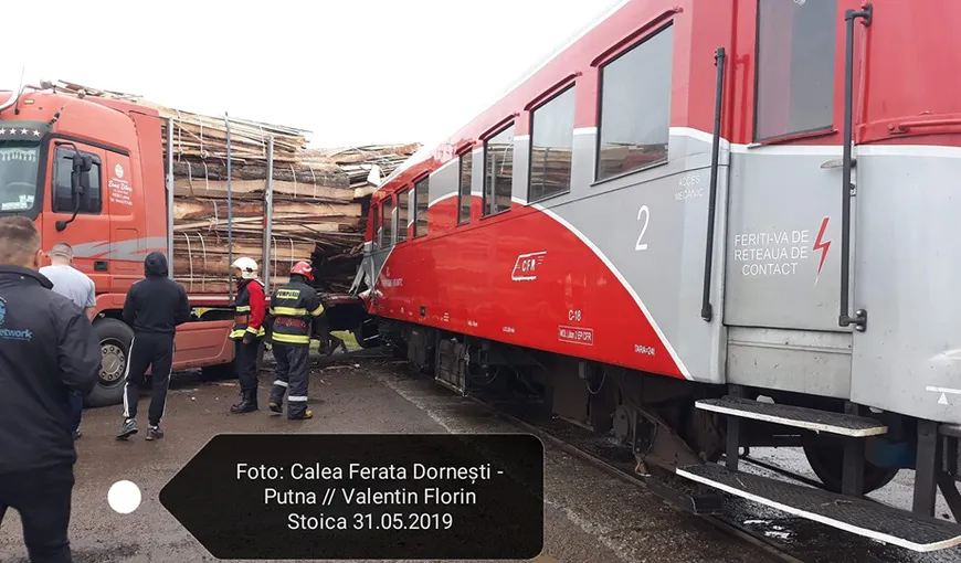 Accident feroviar în Suceava
