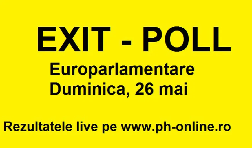 EXIT POLL EUROPARLAMENTARE 2019: Află ÎN TIMP REAL cele mai noi REZULTATE de la alegerile europarlamentare 2019