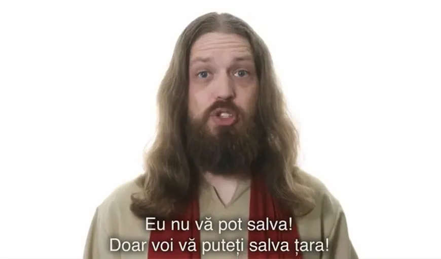 Alegeri europarlamentare 2019. Iisus Hristos, folosit în campania electorală: „Ieşiţi la vot pe 26 mai!” VIDEO