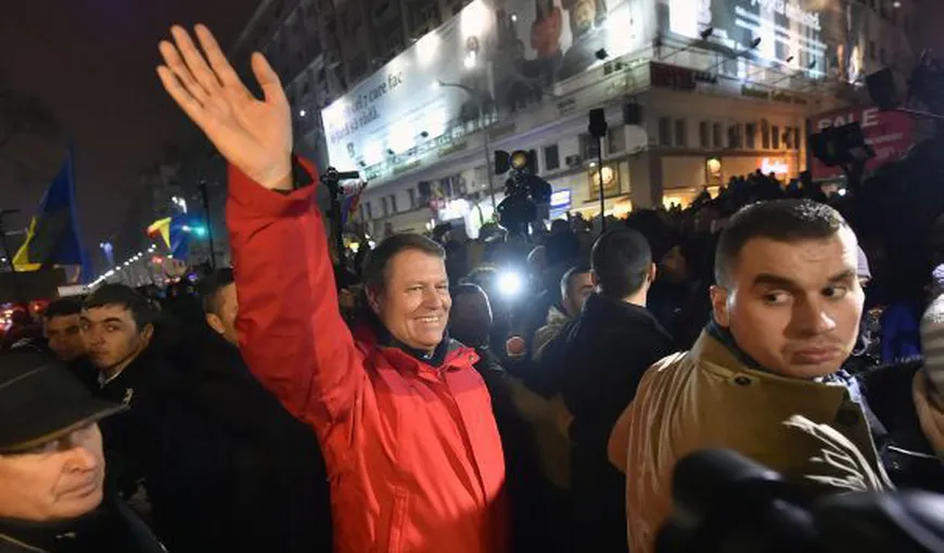 Klaus Iohannis merge sâmbătă în Piaţa Victoriei, la mitingul electoral PNL