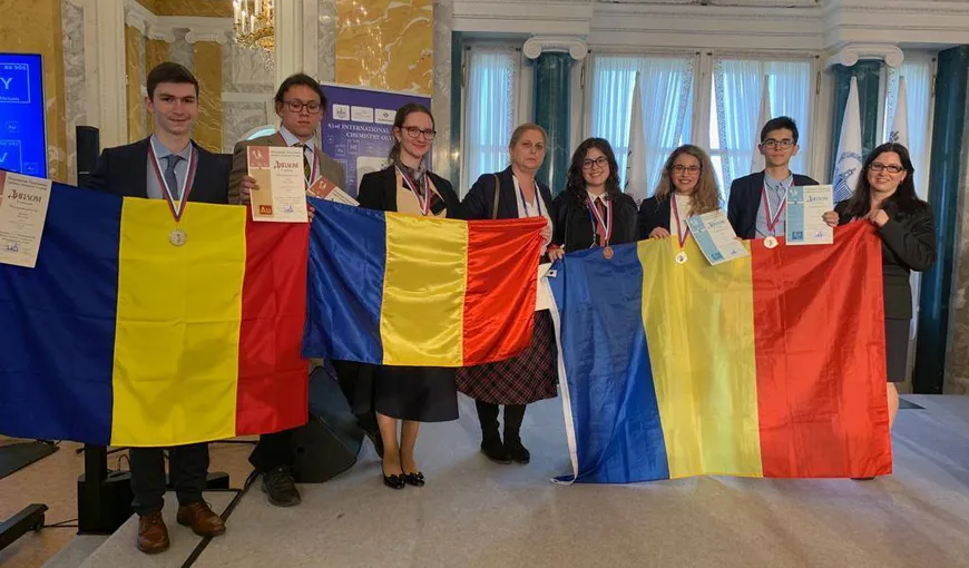România a obţinut 3 medalii de aur, 2 de argint şi una de bronz la Olimpiada Internaţională de Chimie 2019