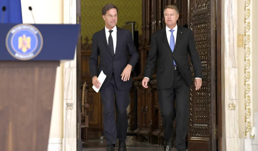 Premierul Olandei: „România va fi pregătită de admitere în spaţiul Shengen când se va conforma regulilor statului de drept