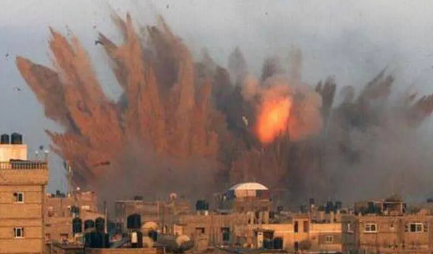 Atac aerian în Fâşia Gaza, cel puţin patru morţi după bombardamente. 200 DE RACHETE au fost lansate