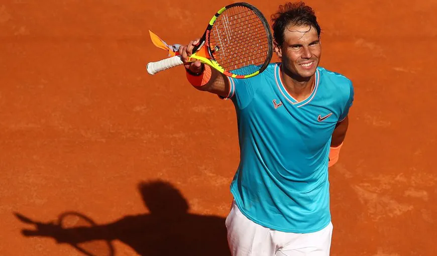 Nadal l-a învins pe Djokovici şi a câştigat pentru a noua oară turneul de la Roma