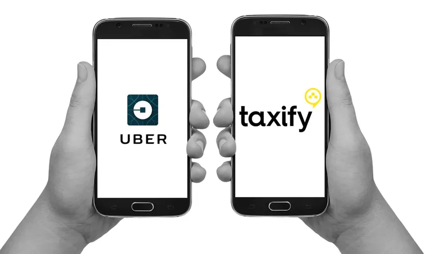 Activitatea Uber şi Taxify va fi blocată de joi: utilizatorii riscă să nu mai găsească maşini