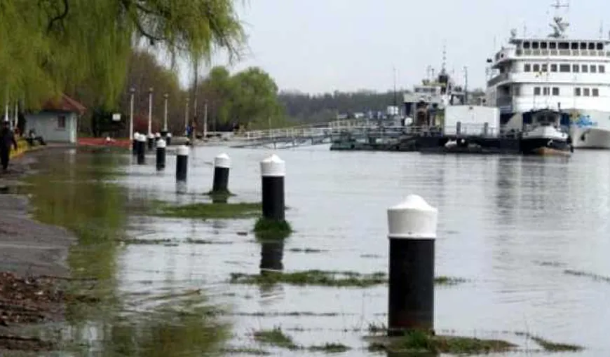 Alertă hidrologică pe Dunăre: Cod portocaliu de inundaţii până joi