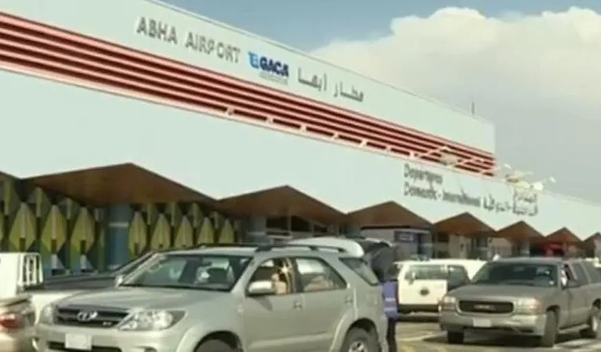 Momentul în care o rachetă loveşte sala de aşteptare a unui aeroport din Arabia Saudită. Imagini şocante VIDEO