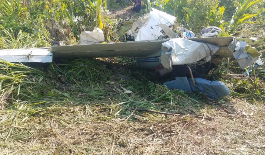 Victimele accidentului aviatic din Harghita au leziuni minore. Pilotul a fost salvat de copilot UPDATE