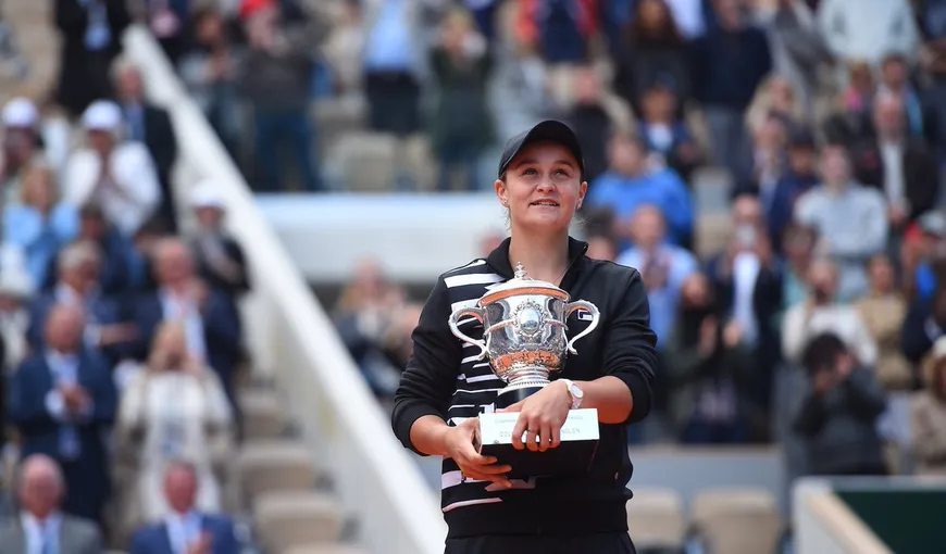 Ashleigh Barty a câştigat Roland Garros 2019. De luni va urca pe locul 2 în lume