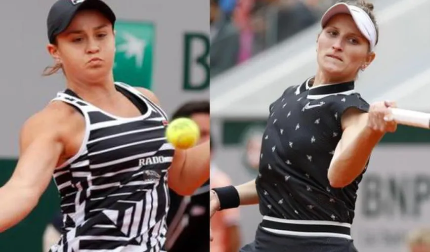 Ashleigh Barty – Marketa Vondrousova este finala feminină de la Roland Garros 2019