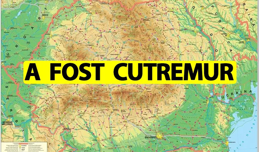 Cutremur major în judeţul Buzău, sâmbătă dimineaţă