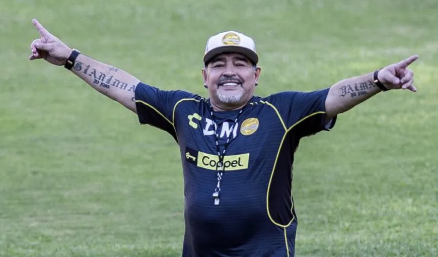 Diego Maradona are mari probleme de sănătate. A demisionat de la Dorados de Sinaola