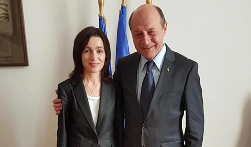 Maia Sandu vrea să îi acorde lui Traian Băsescu cetăţenie în Republica Moldova