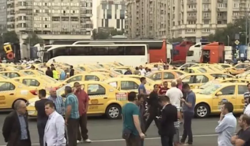 Transportatorii au protestat faţă de proiectul de lege pentru „ridesharing”