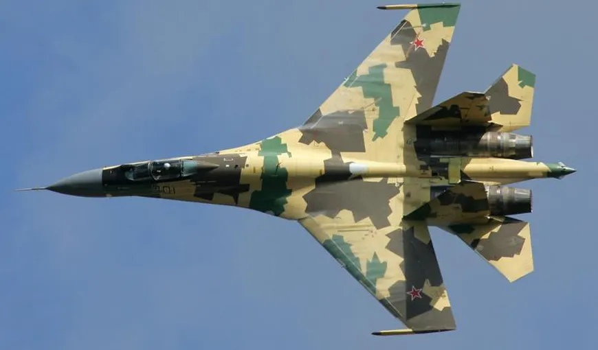 Rusia provoacă SUA. Un Suhoi SU-35 a făcut manevre periculoase în apropierea unei aeronave americane