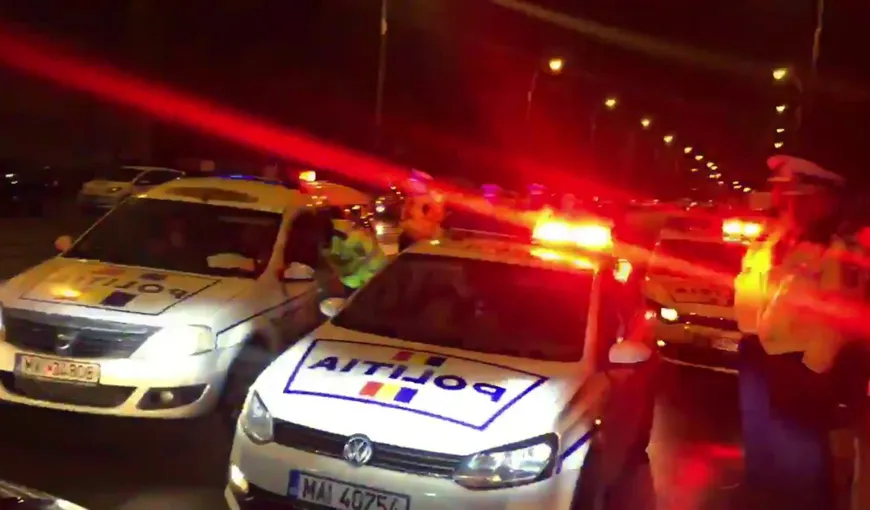 Şofer băut şi fără permis, prins în Olt după ce poliţiştii au tras trei focuri de armă