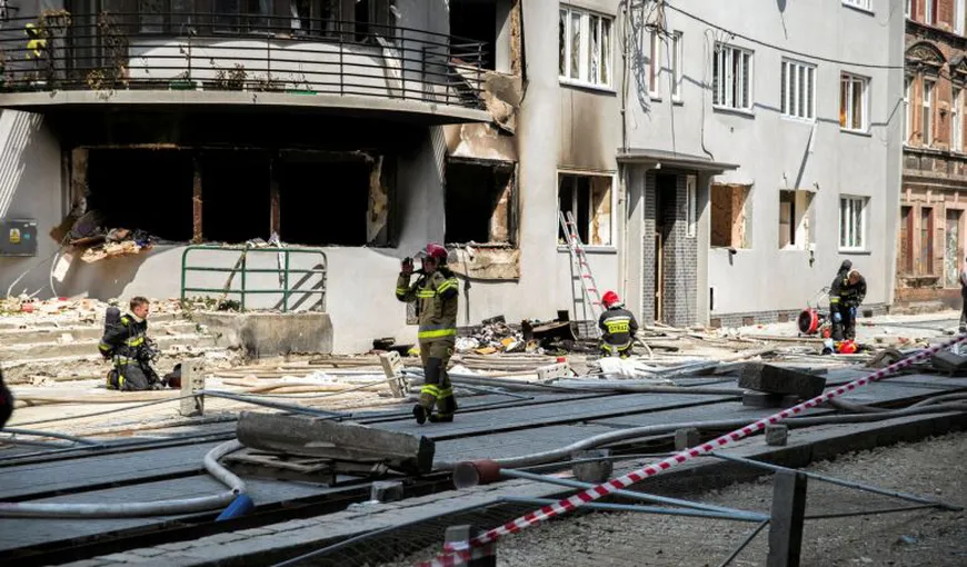 Explozie puternică în Polonia: doi copii şi mama lor au murit, alte patru persoane sunt rănite