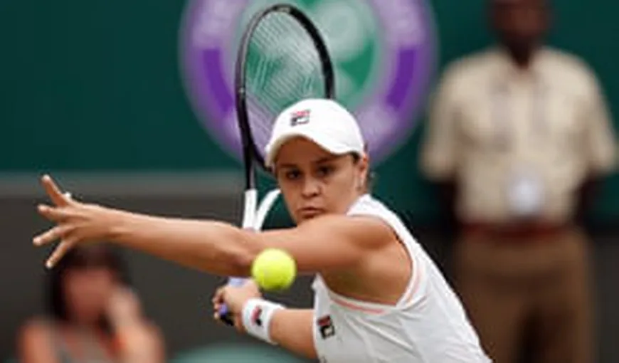 Ashleigh Barty, numărul 1 WTA şi principala favorită la câştigarea Wimbledon 2019, a fost eliminată