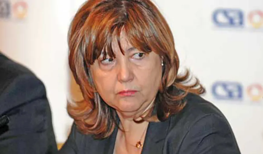 Angela Toncescu, fost preşedinte al CSA, condamnată la 3 ani şi 6 luni închisoare, în dosarul falimentării Astra Asigurări