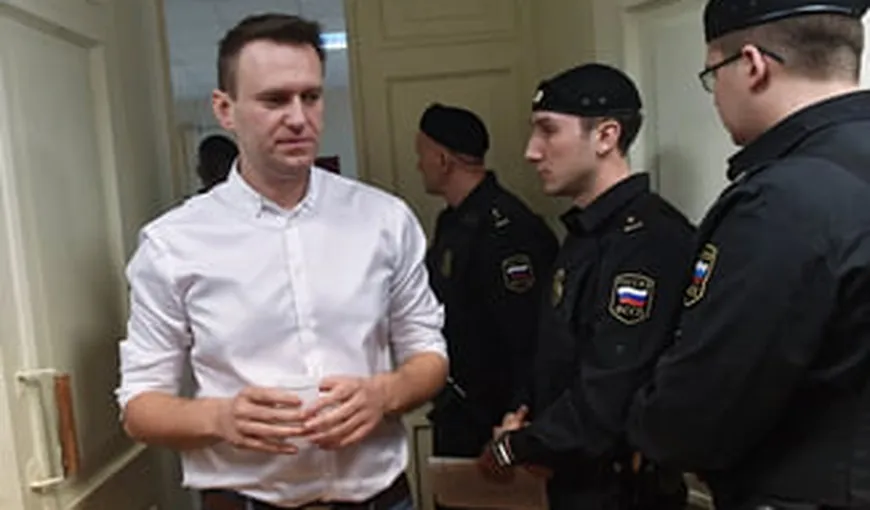 Opozantul rus Aleksei Navalnîi a fost din nou arestat la Moscova