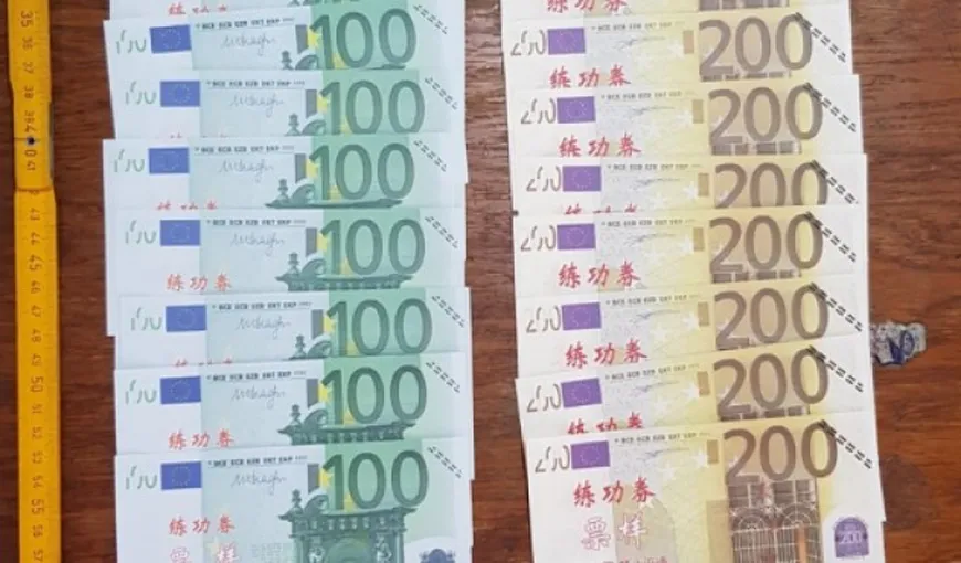 NU E BANC! Un bărbat din Harghita a încercat să plătească cu euro şi dolari scrişi în chineză
