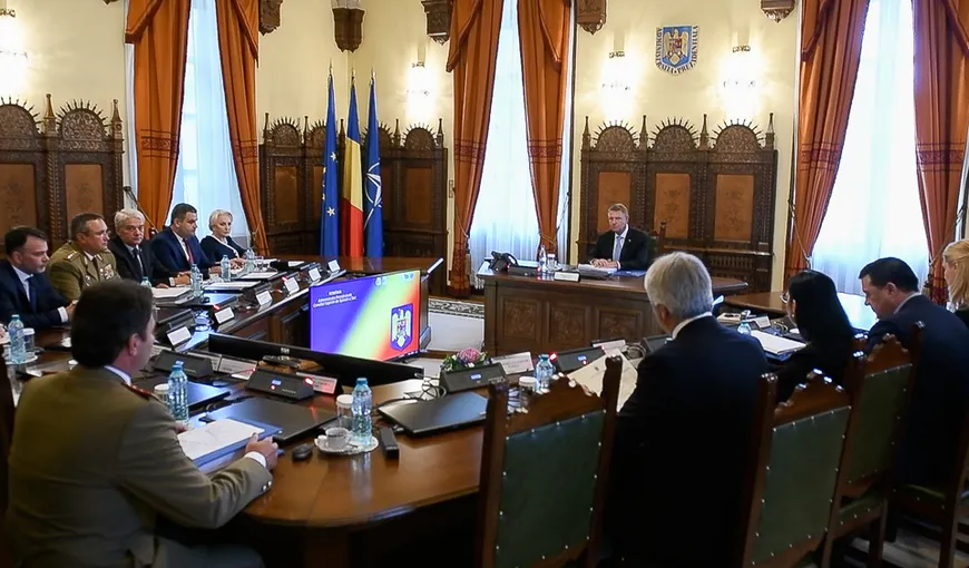 Klaus Iohannis, după şedinţa CSAT: „România e un stat care trebuie să-şi apere cetăţenii”