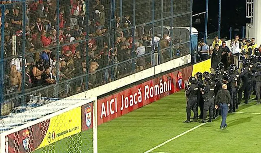 ANUNŢ-ŞOC după incidentele GRAVE la Viitorul – Dinamo 5-0. „Ambele echipe pot pierde cu 0-3”