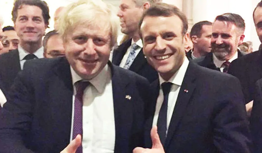 Boris Johnson a fost invitat în Franţa de către preşedintele Emmanuel Macron