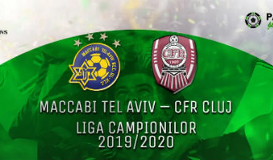 CFR Cluj s-a calificat în turul trei preliminar al Ligii Campionilor. Ardelenii au remizat în Israel