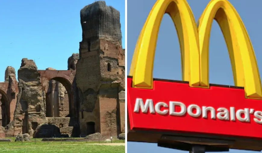 Ministerul Culturii s-a opus construirii unui restaurant McDonald’s lângă Termele lui Caracala din Roma