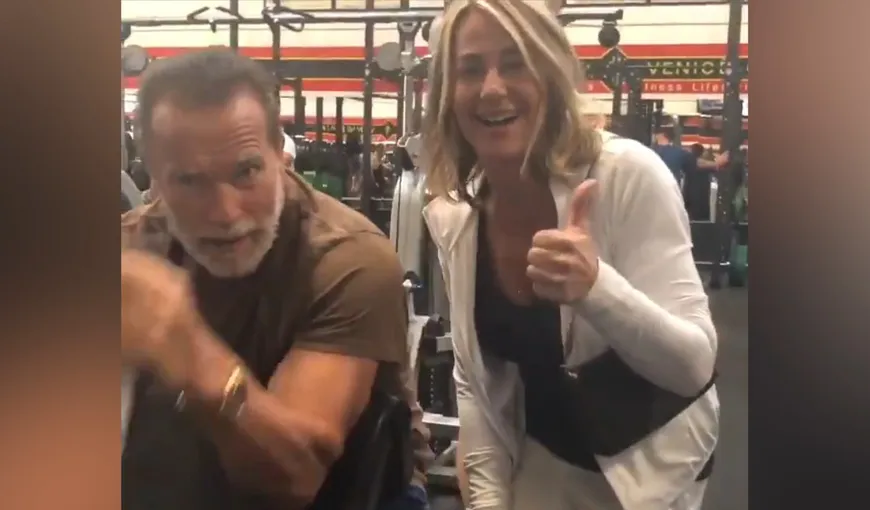 Nadia Comăneci, 43 de ani de la primul 10. „Zeiţa de la Montreal”, dialog fabulos în sala de sport cu Arnold Schwarzenegger VIDEO