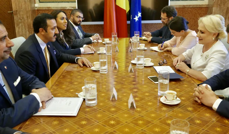 Premierul Dăncilă a discutat cu şeicul Al Khalifa îmbunătăţirea relaţiei dintre România şi Regatul Bahrain