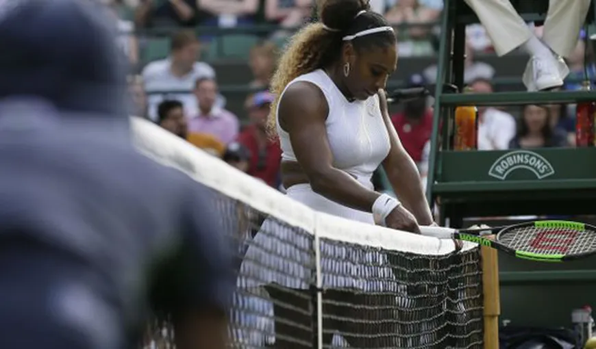 Campioana pedepsită. Serena Williams, amendată pentru că a distrus un teren la Wimbledon
