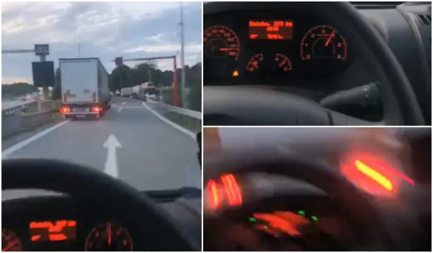 Tentativă de sinucidere live! Un român intră cu maşina într-un TIR, în timp ce transmite pe Facebook: Mamă, tată, vă iubesc VIDEO